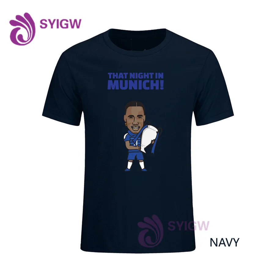 12 Didier Drogba, футболка с рисунком, короткий рукав, повседневные топы, крутой принт, хлопок, Мужская футболка классная, футболка 0122-7 - Цвет: 12