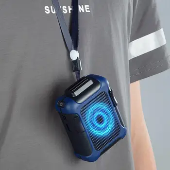 

Summer Camping Fishing USB Hanging Clip on Waist Belt Hands-free Air Cooling Fan 2020
