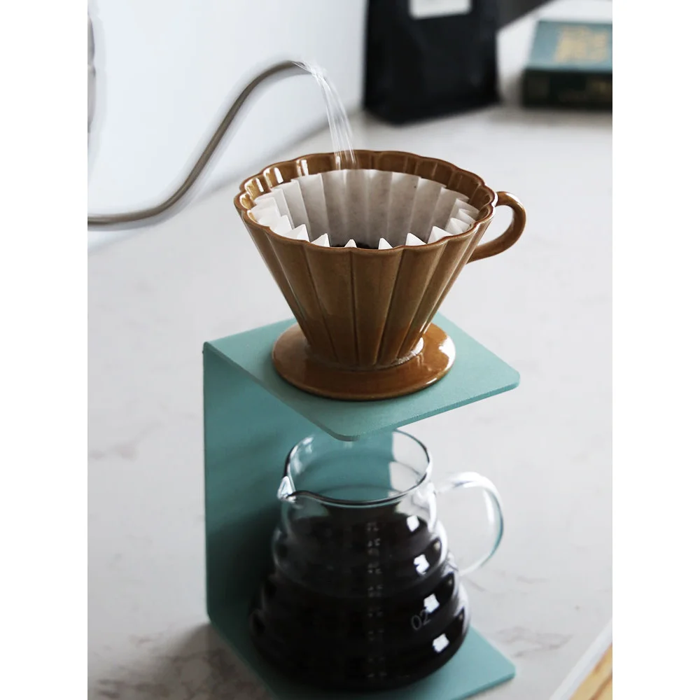 Высококачественная керамическая кофейная капельница, двигатель V60, стильный экологичный кофе, капельный фильтр, чашка, кофеварка с отдельной подставкой
