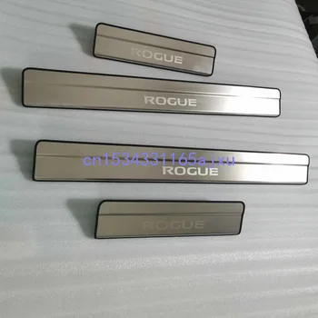 

for Nissan Rogue T32 2014 2015 2016 2017 2018 2019 Stainless Door Sill Scuff Plate Guard Pedal Protector Trim Car styling