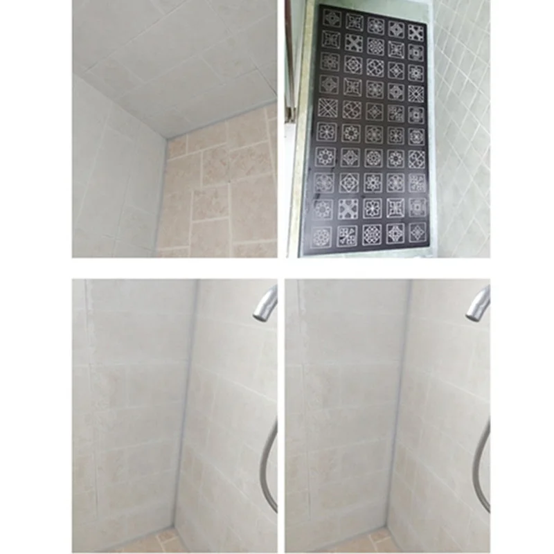 Self Adhesive sealing strip tape wall corner filler silicone water stopper blocker flood barrier Bathroom Kitchen accessories