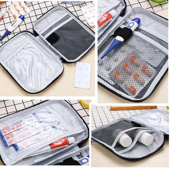Portable First Aid Medical Kit Travel Outdoor Camping Useful Mini Medicine Storage Bag Camping Emergency Survival Bag Pill Case 5