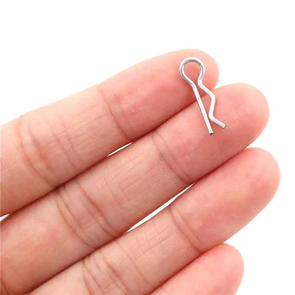 100pcs/pack Stainless Body Shell Clip Pin For HSP RC 1/16 Car Buggy Truck HSP Traxxas Vehicles Car Shell Latch