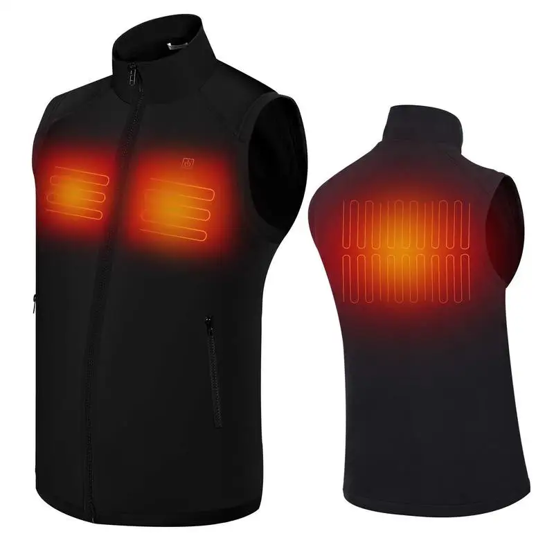 

ZYNNEVA Outdoor Sports Electrical Heated Vest Winter USB Rechargeable Heating Coat Men Women Warm Hiking Fishing Clothes GC1144