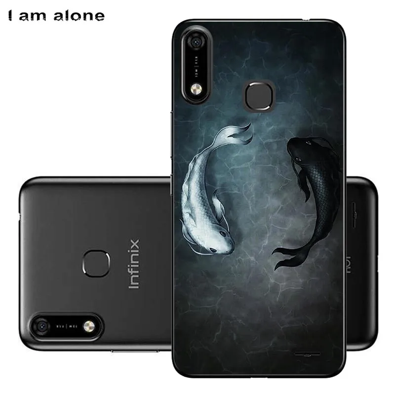 Сумка для телефона I am alone для Infinix Hot 7X624 6,2 дюймов Мягкий ТПУ модные чехлы для мобильных телефонов Infinix Hot 7X624 - Цвет: TPU Y27