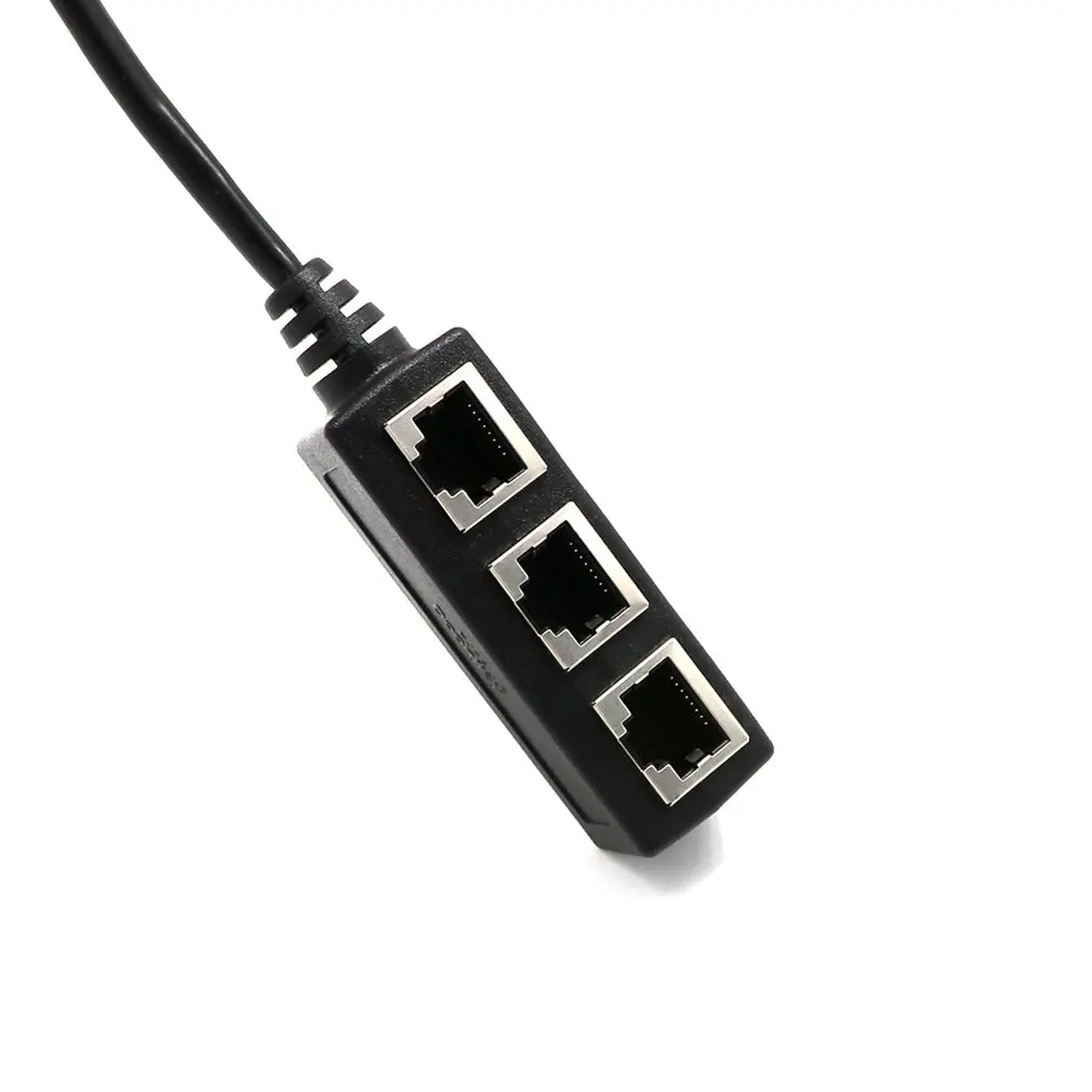 Сплиттер Ethernet RJ45 кабель адаптер 1 папа до 2/3 женский порт LAN Сетевой разъем провод