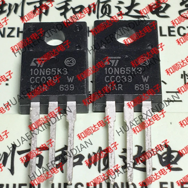 20PCS/LOT New original STF10N65K3 10N65K3 TO-220F 650V 10A