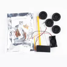 Two-way Remote Control Car Diy Toy Car Assembled Toy Car Technology Small Production Two Kinds Of Wheels 2 sets green model miniature of delight mini solar car stepper motor diy for production technology teenage enlightenment toy