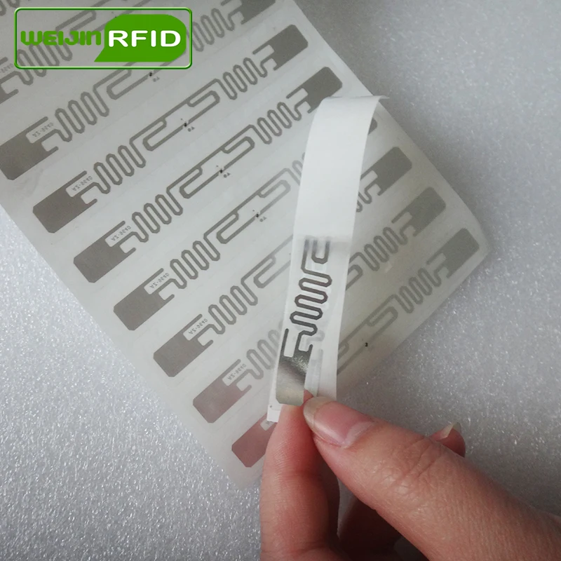 Rfid-теги UHF стикер Alien 9640 EPC 6C влажная инкрустация 915mhz868mhz860-960MHZ Higgs3 500 шт клей пассивный RFID этикетка