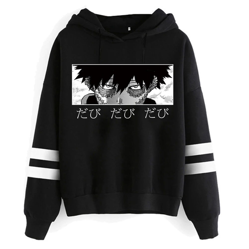 Dabi Eyes Hoodie Boku No Hero Academia Anime Printed Hoodies My Hero  Academia Striped Hooded Sweatshirt Pullover Winter Clothes - AliExpress
