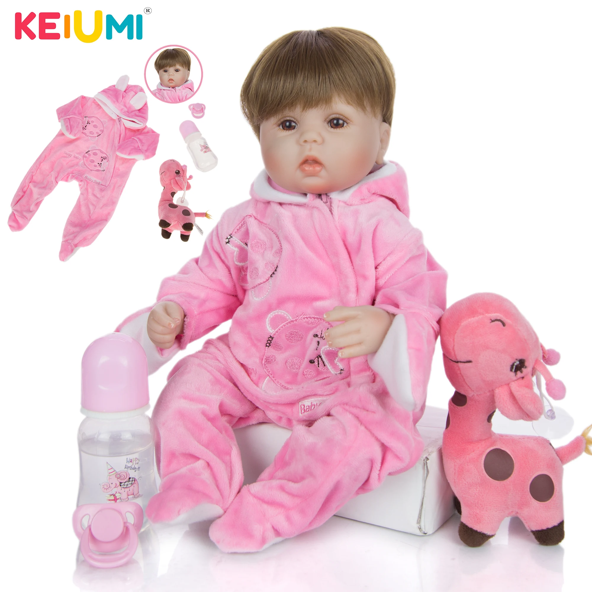 Силиконовые куклы-реборны KEIUMI 17 дюймов | Игрушки и хобби