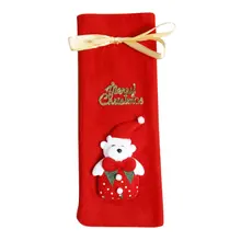 Чехол для бутылки вина, рождественские подарочные пакеты, украшения для обеденного стола, рождественские украшения, принадлежности для домашние Декорации для вечеринок