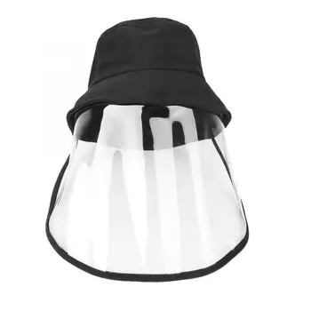 

Protective Sunproof Hat with Anti-Saliva Transparent Face Shield Protection Hat Equipment Tool