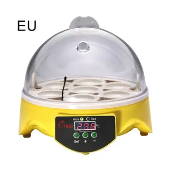 

Mini 7 Egg Incubator Poultry Incubator Brooder Digital Temperature Hatchery Egg Incubator Hatcher Chicken Duck Bird Pigeon