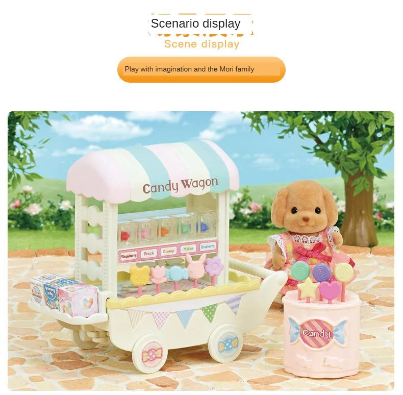 Sylvanian Families игрушка Sylvanian Families магазин конфет тележка игровой дом для девочек модель магазина покупок 5266