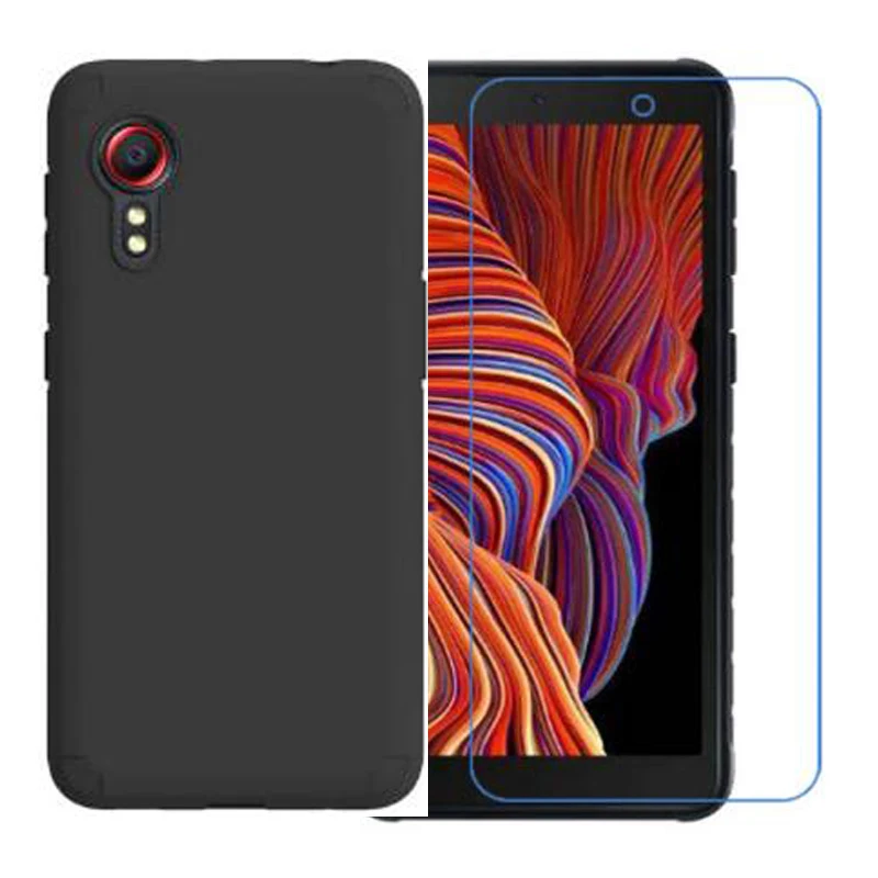 Чехол для Samsung Galaxy Xcover 4 4S 5 роскошный мягкий чехол телефона из ТПУ с закаленным