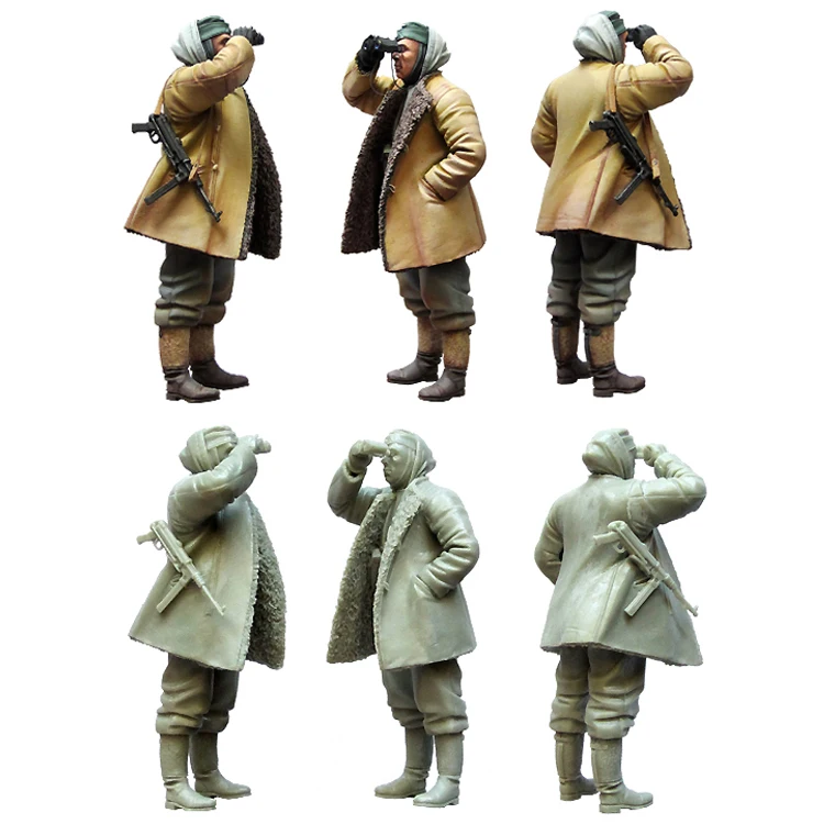 1/35 полицейский каучуковая фигурка строительный комплект