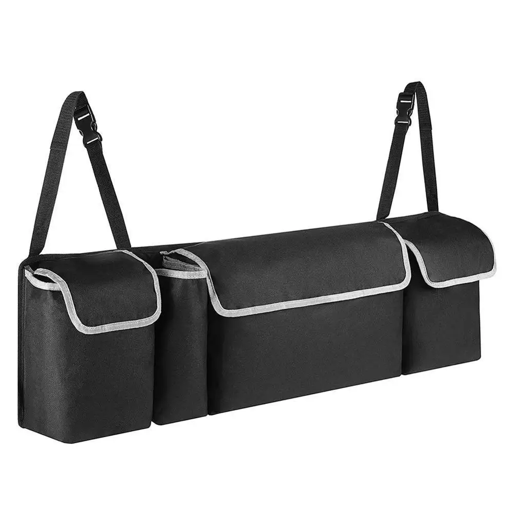 

Huihom Multi Pocket Car Trunk Organizer, Backseat Hang Storage Bag 92*28*10cm 37*11*4" Automobile Stowing Tidying Accessories