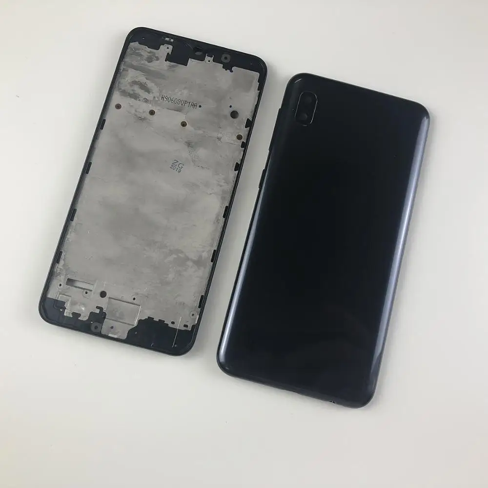 Оригинальный Корпус ЖК дисплея для Samsung Galaxy A10 A105f передняя рамка корпуса + задняя