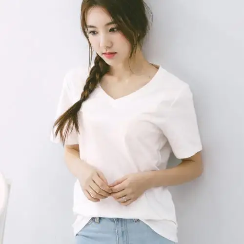 

Tops T Women Short Sleeve Tshirt green T Cotton Tee Shirt Femme