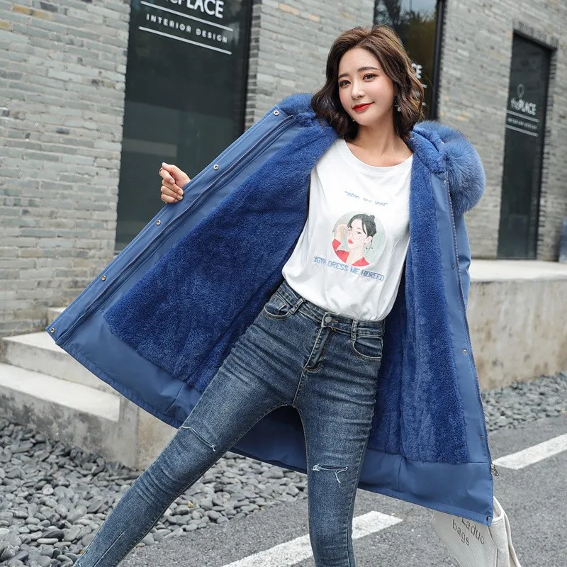 Lusumily Long Coat Women Winter Jacket Thick Plush Warmth Parka Cotton  Padded Coat Female plus size 6XL Snow Coat Down Jacket - AliExpress