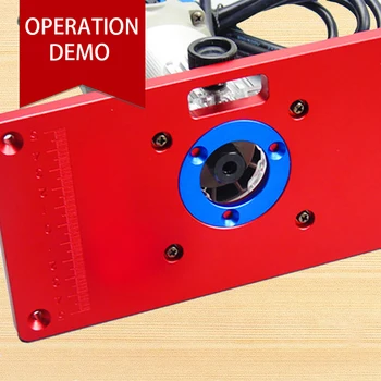 

Multifunctional Router Table Insert Plate Ring Screw Flip Board for Woodwork Benches Handmade Decoration Part Trimmer