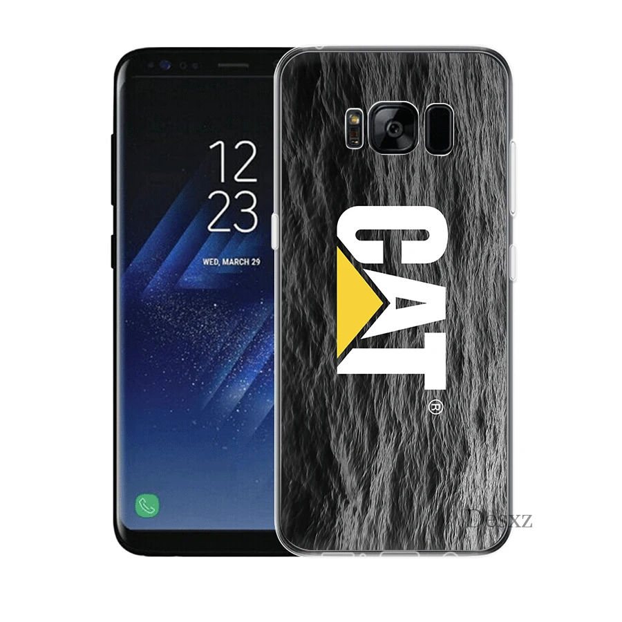 Мобильный чехол для телефона для samsung A3 A5 A6 A7 A8 A9 A10 A20 A30 A40 A50 A60 жесткий чехол с логотипом Caterpillar милый