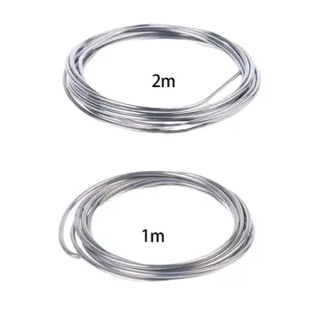 

2mm 2mm 1m/2m Welding Rod Copper Aluminum Low Temperature Flux Cored Wire Metal Brazing Stick Soldering Tool Electrode No Need