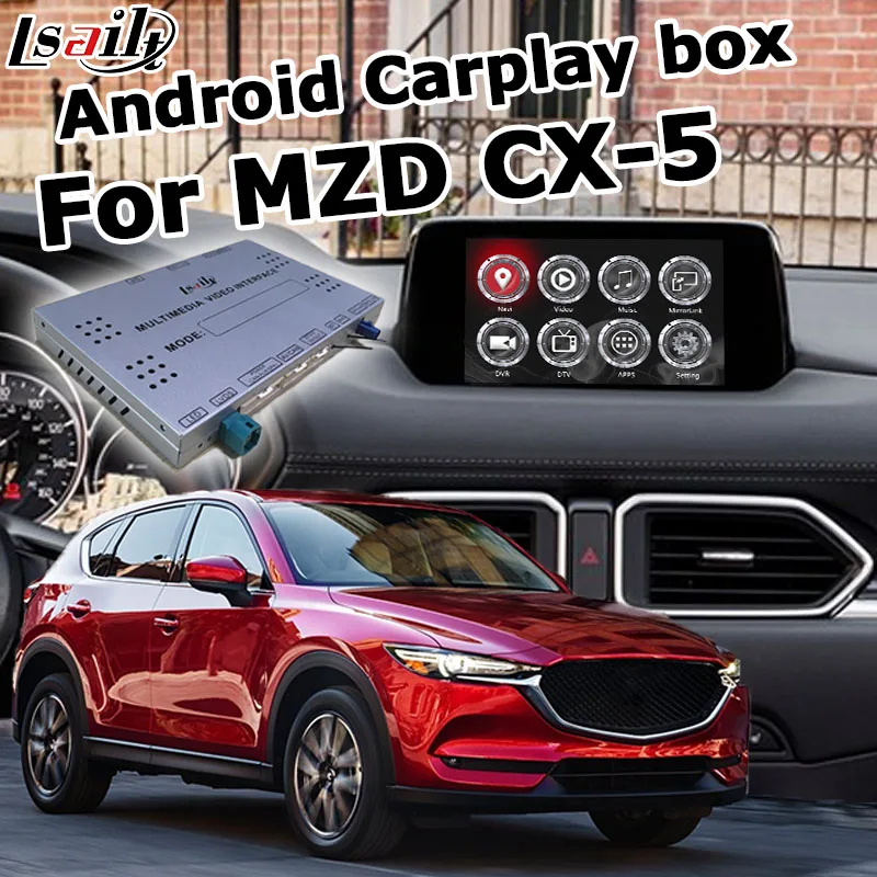Интерфейсная приставка для Android / carplay новой Mazda CX 5 CX5 с GPS навигацией интерфейсом