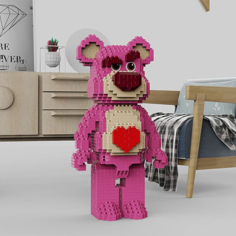 Lotso Easy Perler Bead 1195pcs+ Toy Story Losto Micro Building