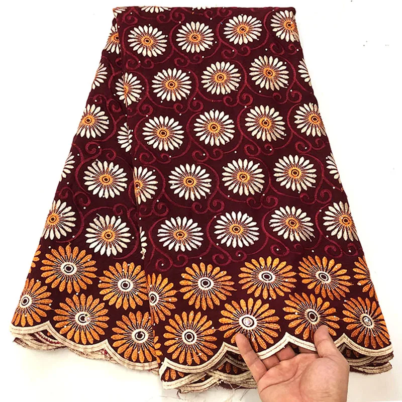 African Dry Lace Fabrics High Quality For Men Cotton Fabric Swiss Voile With Stones In Switzerland | Дом и сад