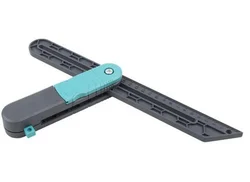 Règle d'angle réglable pour le travail du bois, avec serrure, outils de mesure, carrelage, échelle stratifiée 