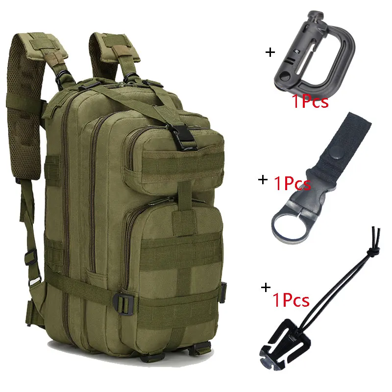 Army green 2 Военный Рюкзак, тактический армейский рюкзак, рюкзаки для спорта на открытом воздухе, кемпинга, походов, рыбалки, охоты, водонепроницаемые сумки, 1000D нейлон - Цвет: Army green 2