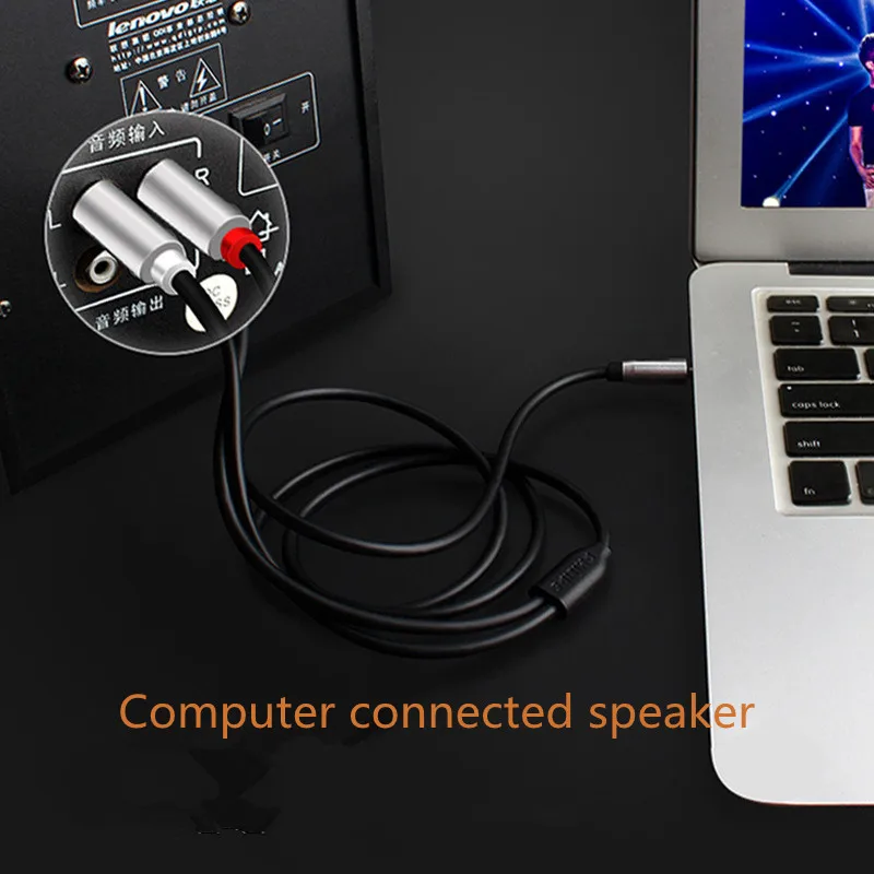 Suptec RCA ̺ 3.5mm  2 RCA Aux ̺ 3.5mm 2RCA  й  ̺ TV ڽ Ȩ þ Ŀ ̾