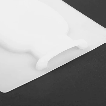 

New Diy Magic Wall Hang Vase Sticky Flower Bottle Rubber Silicone Floret Container White