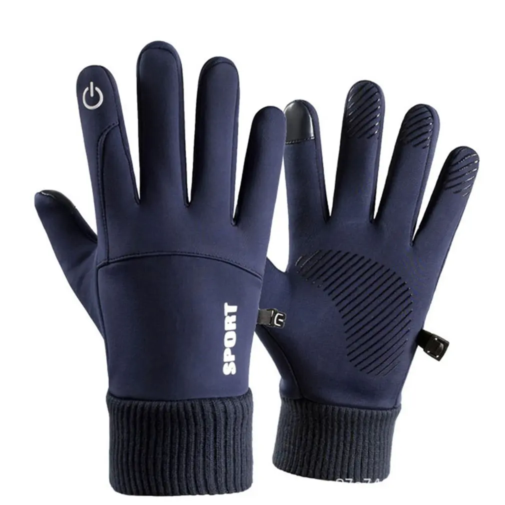 Gloves Waterproof And Windproof Plus Velvet Thick Sports Ski Winter Motorcycle Riding Warm | Автомобили и мотоциклы