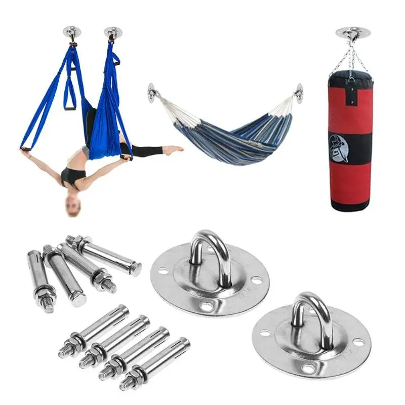 

Hammock Wall Mount Anchor Hooks Aerial Yoga Ceiling Swing Hanging Hook Kit