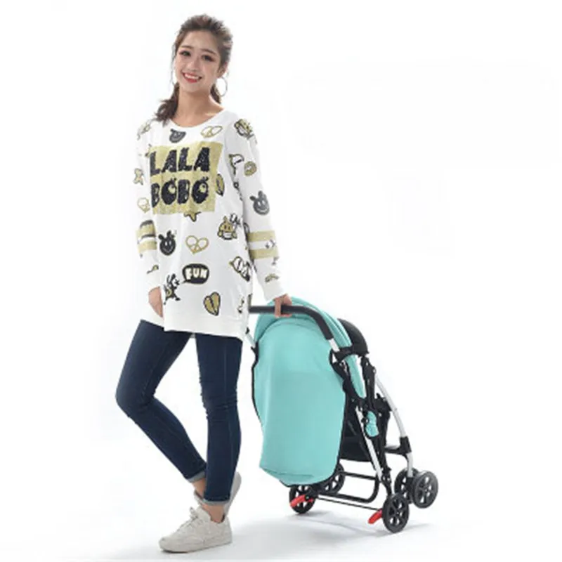 

New Baby Stroller Lightweight Baby Pram Pushchair Four Wheels Troller High Landscape baby carriage With Security Warning Strip