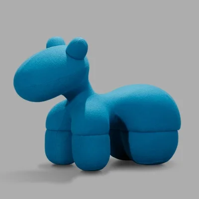 Blue Детский диван-диван, детское учебное место, кресло для кормления для подростков, детское кресло, милое сиденье, мультяшный диван в виде животного, мальчик, девочка, стул пони - Цвет: Blue