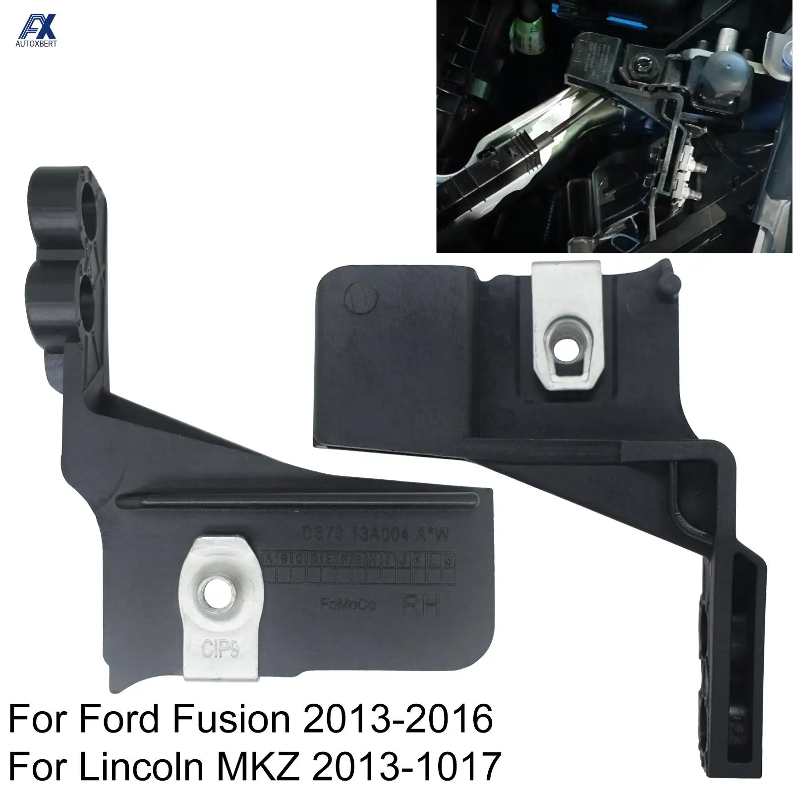 Ford 2013-2016 Fusion Lincoln MKZ Left Driver Headlight Lamp Mount Bracket OEM 