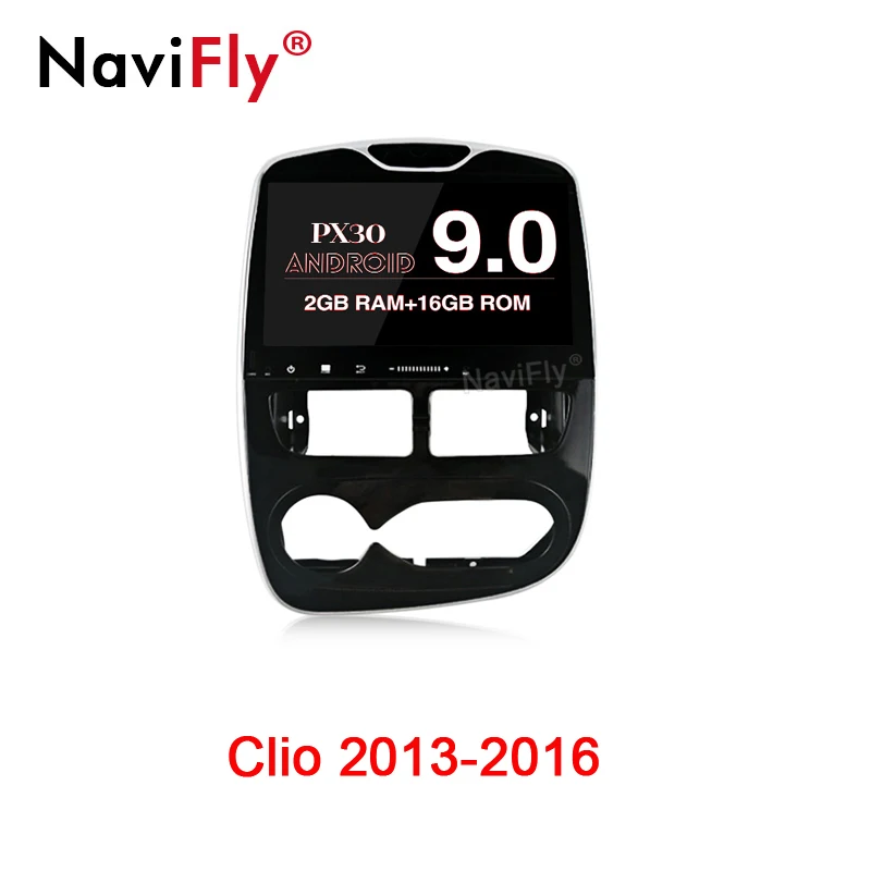 2013-2016 2GB-16GB NaviFly 10," HD 4 ГБ Android 9 GPS для автомобиля, стерео для Renault Clio 2013 Авто Радио Аудио навигация без DVD - Цвет: 2013-2016 2GB-16GB