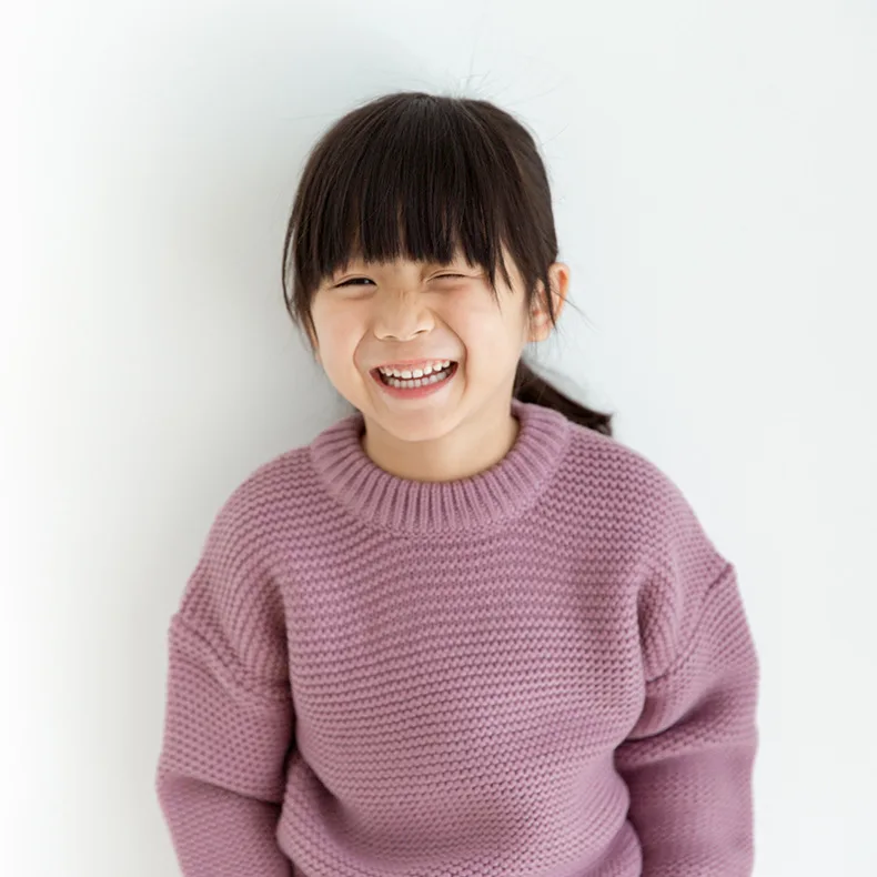 

2019 Autumn And Winter Korean-style Thickening Baby Medium-small Big Kid Pullover Sweater Kids' Sweater GIRL'S Knitted Shirt T21