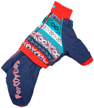 

FOR MY DOGS FOR MY DOGS jumpsuit dog Ornament blue for boys FW236-2014 M
