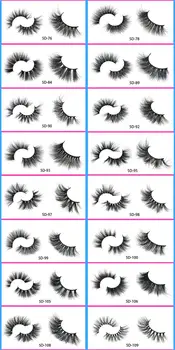 

Bulk 100 pairs 3d mink eyelashes wholesale thick-long mink false eyelash custom packaging boxes vendor