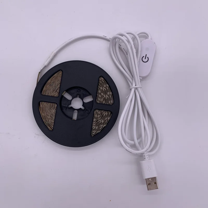 USB 2colors 5m Сенсорный выключатель USB косметические настенные лампы туалетный светильник теплый белый холодный белый Диммируемый зеркальный светильник для туалетного столика Ambi светильник - Цвет абажура: USB 2colors 5m