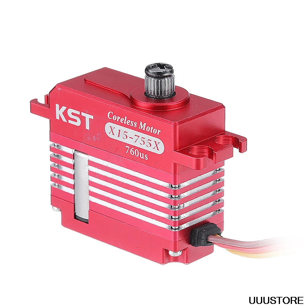 

KST X15-755X 10.2kg Metal Gear Digital Servo Motor for UAV RC Car Boat Robot Arm Helicopter Airplane