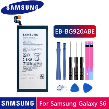 

Samsung Original Phone Battery 2550mAh EB-BG920ABE For Samsung GALAXY S6 SM-G920 G920F G920i G920A G920V G9200 G9208 G9209
