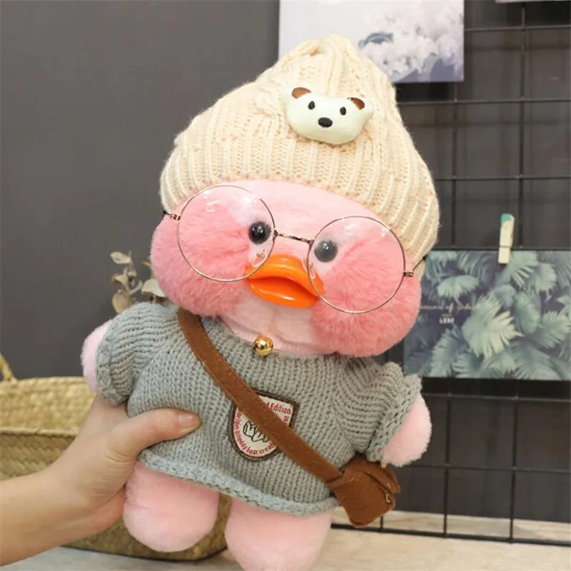 1 шт. 30 см розовый Lalafanfan плюшевые игрушки кукла каваи кафе Мими желтая утка плюшевые игрушки для девочек подарок на день Святого Валентина игрушки - Цвет: NO.29