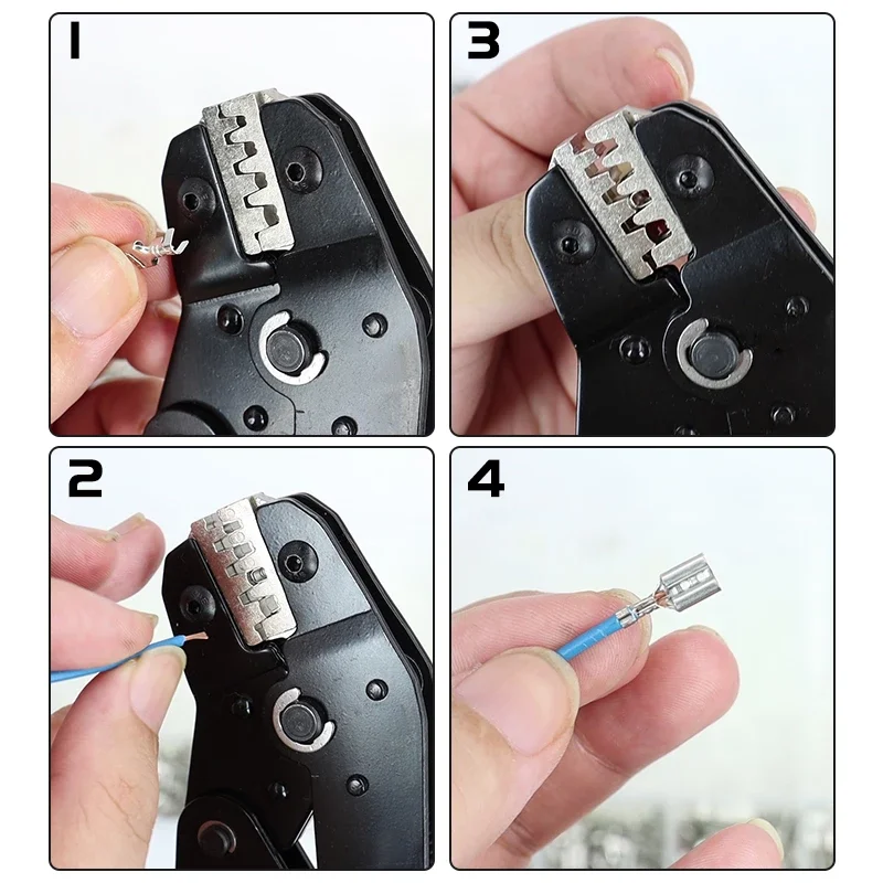 압착 펜치 세트 SN-48BS(=SN-48B+SN-28B) 2.8 4.8 6.3 VH3.96/튜브/절연 단자용 조 키트 전기 클램프 최소 도구