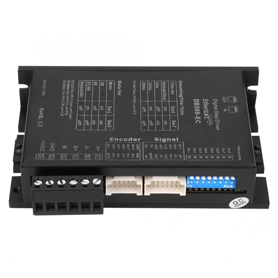 

Stepper Motor Driver Digital Stepper Motor Driver 17 23 24 34 Automatic Adjustment for EtherCAT DC24-50V1-8A Step Motor